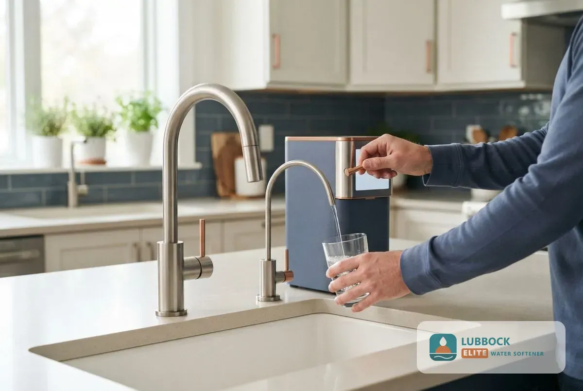 Drinking water systems Lubbock TX under sink purification unit
